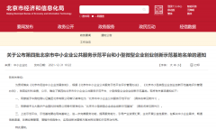 喜讯|888集团电子游戏荣评第四批北京市中小企业公共服务示范平台